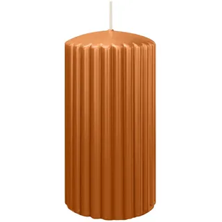 Wiedemann Kerzen Rillen Kerzen 150 x 8 cm 4 St. Cognac