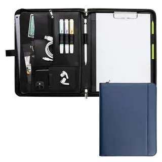 Vebon Schreibmappe Rom A4 Schwarz