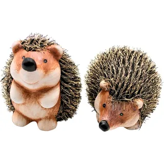 Dekohelden24 Dekofigur Igel 17 cm Braun