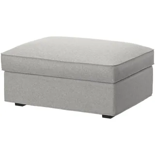 IKEA KIVIK Bezug für Hocker mit Aufb. Tallmyra weiß/schwarz Tallmyra weiß/schwarz