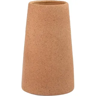 1 Stück/15 cm/6 Zoll Beige Vase - Keramikvase, 15 cm minimalistisches Boho-Dekor, beige, moderne Vase, Blumenvase, Tisch- und Regaldekoration im Landhausstil, Pampasgras-Vase, geeignet für Wohnzimmer, Küche (braun)