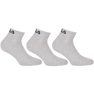 Fila Kurzsocken 3 Paar grau 43-46