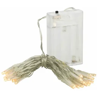 LINDER EXCLUSIV LED-Lichterkette Batteriebetrieb 3 m warmweiß