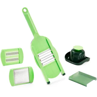 Genius Nicer Dicer Speed Light Gemüsereibe 5-tlg. Grün