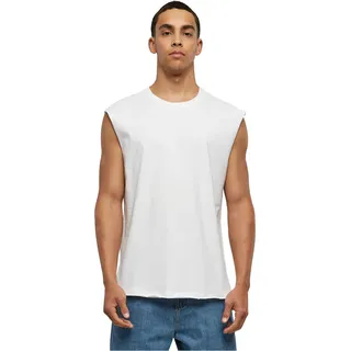 URBAN CLASSICS Open Edge Sleeveless Tee weiß XXL