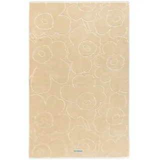 Marimekko - Piirto Unikko Badetuch, 100 x 160 cm, straw / off-white