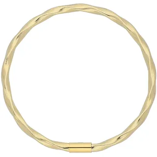Armreif FIRETTI "Schmuck Geschenk Gold 585 Armschmuck Armband Goldarmband Fantasie" Armbänder Gr. Gelbgold 585, gelb (gelbgold, 585) Damen Armreifen