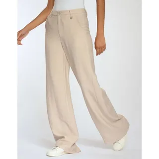 GANG Palazzohose - Baggy Stoffhose - Wide Leg Viskosehose - 94CINZIA PALAZZO beige 28