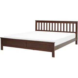 Beliani Mayenne 180 x 200 cm Dunkelbraun