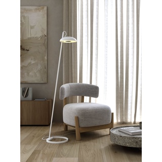 Stehlampe DESIGN FOR THE PEOPLE "Versale" Lampen Gr. Ø 22,00 cm Höhe: 140,00 cm, weiß Bogenlampe Bogenlampen