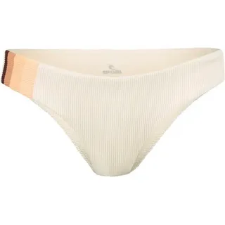Rip Curl - Women's Block Party Spliced Cheeky Hip - Bikini-Bottom Gr XL weiß