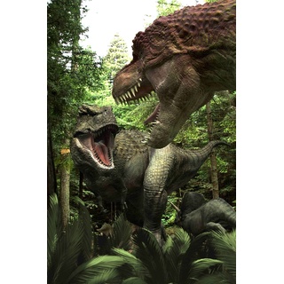 Stukk T-Rex Dinosaurier-Kunstdruck-Poster, A0, 841 x 1189 mm