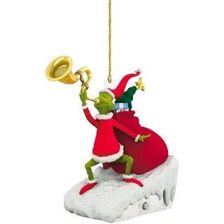 Weihnachts-grinches-engel-anhänger Aus Kunstharz, Glänzender Deko-anhänger, 10 X 5 X 3 Cm Für Den Weihnachtsbaum