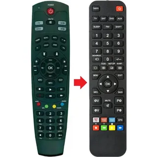 Fernbedienung geeignet für MVISION MV-HD200 | MV-HD300 | MVHD200