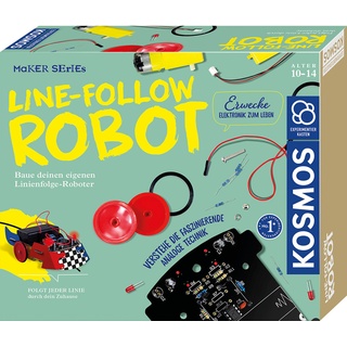 KOSMOS - Bausatz LINE-FOLLOW ROBOT in bunt