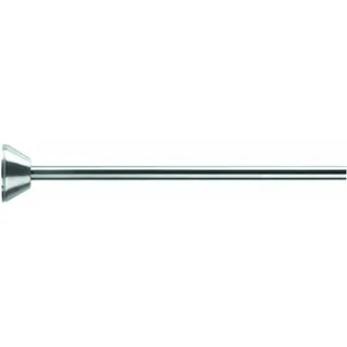 Spirella Slim Ausziehbare Stange für Duschvorhang, Länge 75-125 cm, 12,7 mm Durchmesser, matt gebürsteter Edelstahl