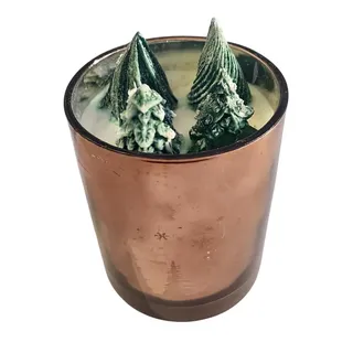 Winterliche Spekulatius Magie Duftkerze, 500ml, Handgemacht, Winterwald Deko, Geschenkidee