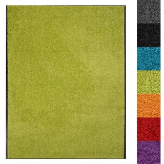 Fußmatte Use&Wash, Kubus, Rechteckig, Höhe: 8 mm, Schmutzfangmatte grün 200 cm x 150 cm x 8 mm