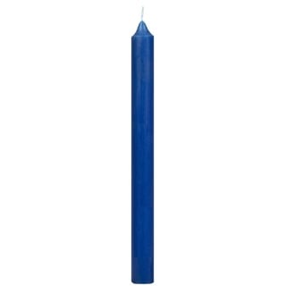Jaspers Kerzen duchgefärbte Stabkerzen Blau 18 x Ø 2,2 cm, 10 Stück, geprüfter Abbrand, ruß- und raucharm, deutsche Markenkerzen