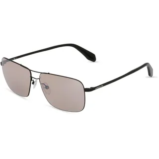adidas Originals OR0003 Unisex-Sonnenbrille Vollrand Pilot Metall-Gestell, schwarz