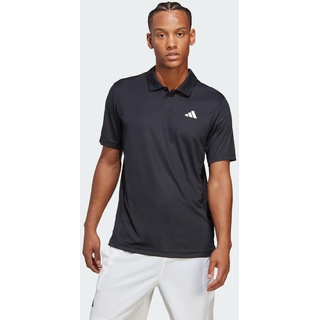 Herren Tennis Poloshirt - Adidas Club schwarz, schwarz, S