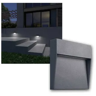 KANLUX Außenwandleuchte Aluminium 10,5 cm IP54 4W anthrazit