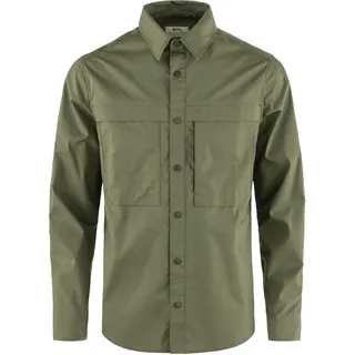 Fjällräven Abisko Trail Shirt Langarmhemd Grün XXL