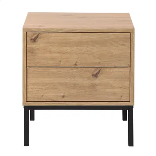 CaliCosy Nachttisch 45 x 50 x 40 cm Braun