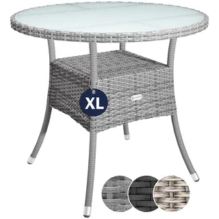 CASARIA Gartentisch Ø 80 x 74 cm Grau