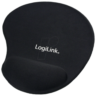 LOGILINK ID0027 - Mauspad mit Silikon Gel Handauflage, schwarz