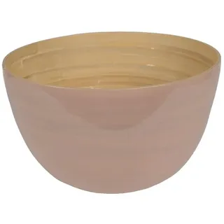 albert l. (punkt) Schüssel L. (punkt) Bambus-Schüssel puder 10 x 5 cm, Bambus, (Schüsseln & Schalen), Schüssel 10x5 beige|bunt