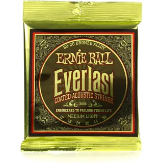 Ernie Ball Everlast 2556 80/20 Bronze Akustikgitarrensaiten 12-54