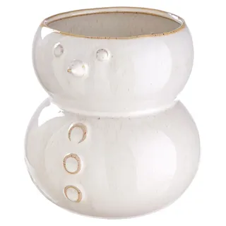 BUTLERS Vase SNOWMAN - Weiß