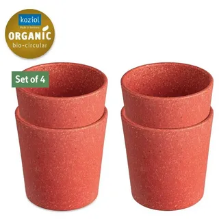 Koziol Kaffeetasse 0,19 l Nature Coral 4 St.