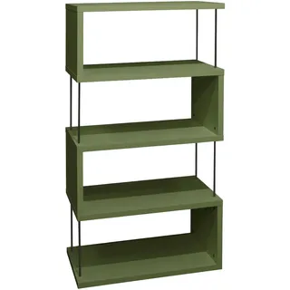 Mäusbacher Standregal 66 x 33 x 126 cm Grün