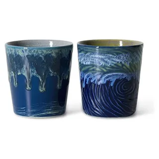 HKliving Kaffeebecher 0,23 l Starry Night 2 St.