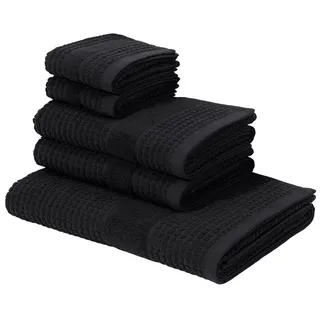 KangaROOS Summer Handtuchset 5-tlg. schwarz