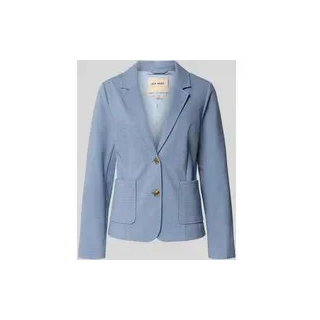 Regular Fit Blazer mit Viskose-Anteil Modell 'Vega Daisi', Bleu Melange, 40