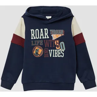 s.Oliver Hoodie mit Print und Kontrast-Details Mehrfarbig 104/110