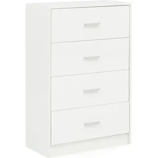 Wohnling Sideboard 60 x 90 x 30 cm Weiß