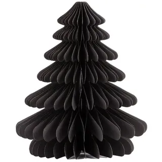 coopz Weihnachtsbaumkugel Papier Tanne Aufsteller rund groß grau