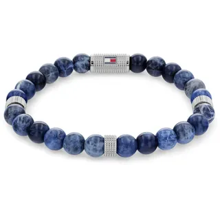 Tommy Hilfiger Armband aus Edelstahl mit Sodalithperlen 2790436 blau Größe One Size