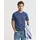 Reg Kurzarm-T-Shirt Dark Jeansblue Melange XL