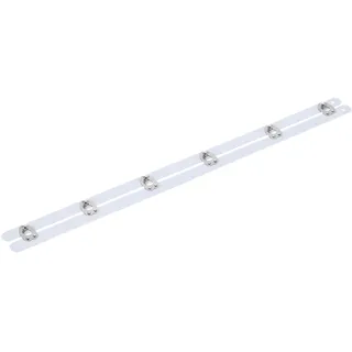 QUARKZMAN 1 Set Korsett Busk, 12 Zoll Weißer Stahlknochenstütze mit Silberknöpfen Federstahl Korsett Busk Korsett Knochen für das Nähen von Korsetts Kleidern Hochzeitskleid
