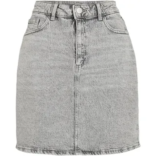 VILA Jeansrock Damen Grau 34