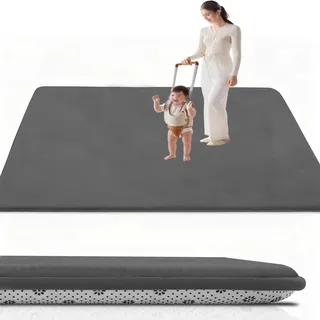 RxueSug Krabbelmatte Baby 200 x 300 cm, Spielmatte Kinder Spieldecke, Baby Spielmatte, Kinderteppich, Spielteppich, Bodenmatte Kinder Dicke 2 cm, rutschfest Seiten für drinnen und draußen
