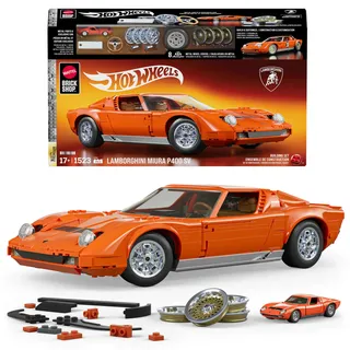 Mattel Bauspielzeugset Lamborghini Miura P400 SV 1523-tlg.