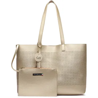 COLLEZIONE ALESSANDRO Glam Shopper Kunstleder Gold