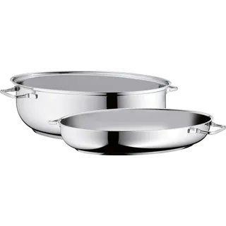 WMF 07.8801.6040, 8,5 l, Rund, Edelstahl, Edelstahl, Edelstahl, Keramik, Gas, Halogen, Induktion, Versiegelte Platte - Silber