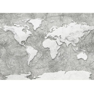 Komar Home Fototapete World Relief  (7 -tlg., B x H: 350 x 250 cm, Vlies)